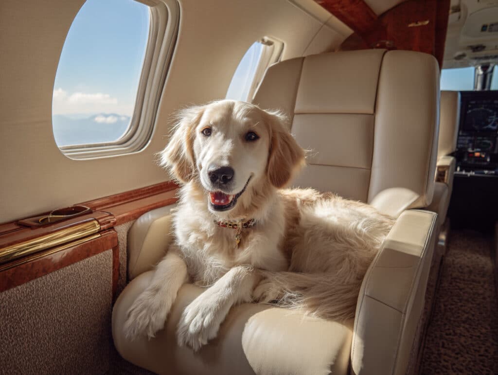 Flying Private Jet with Pet