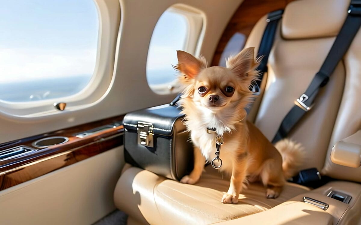 Private Jet with Pet