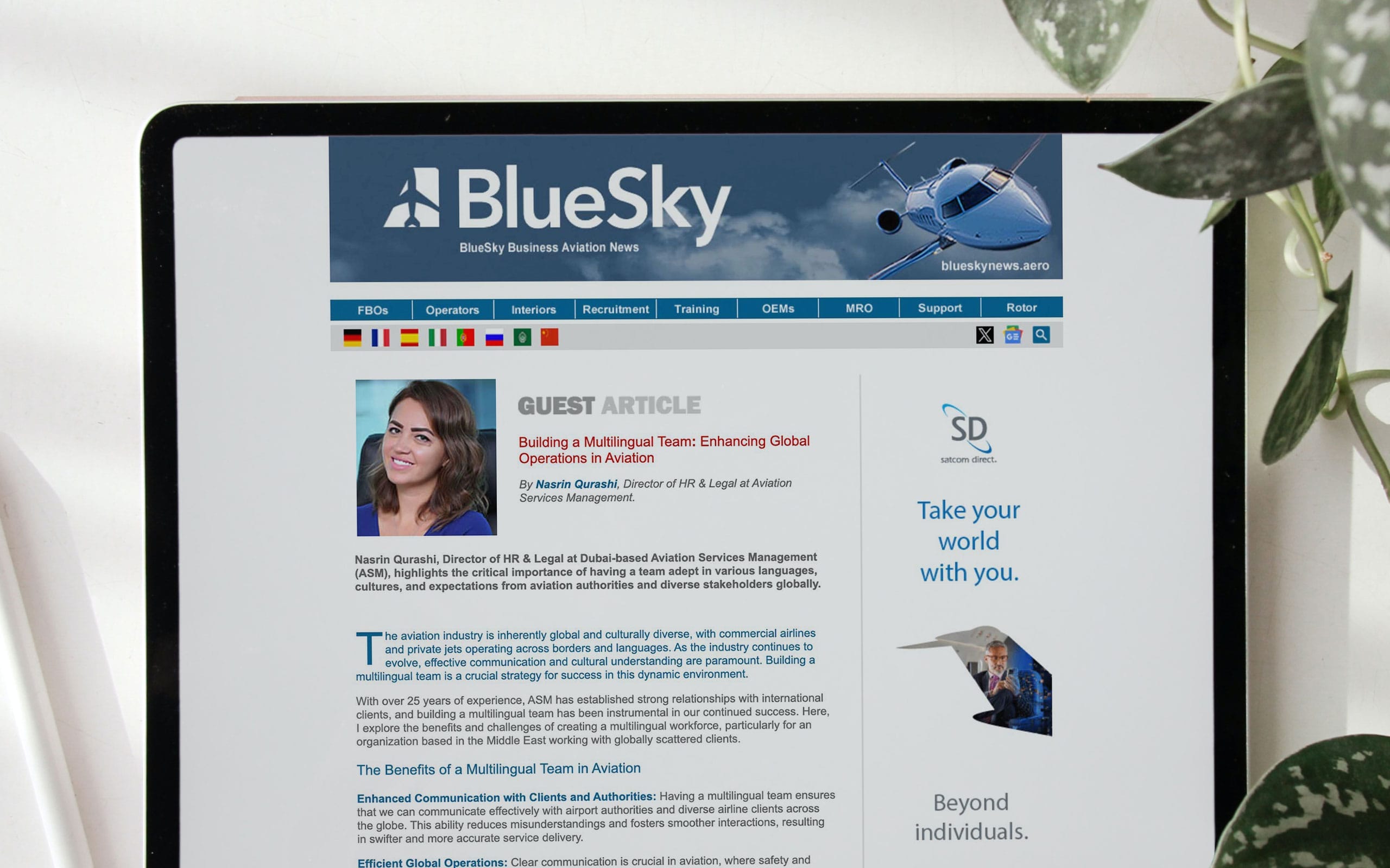 global operations - Multilingual Team