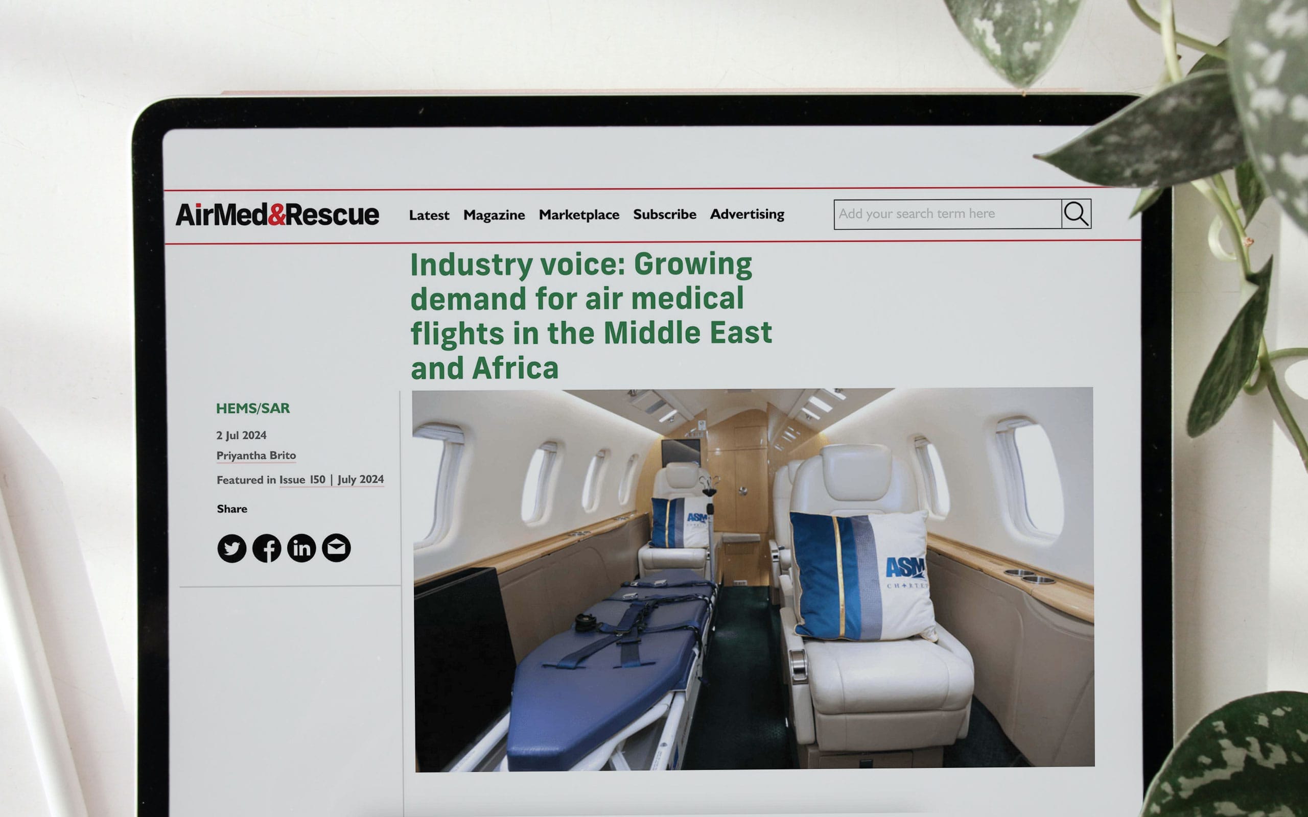 air medical flights - priyantha brito