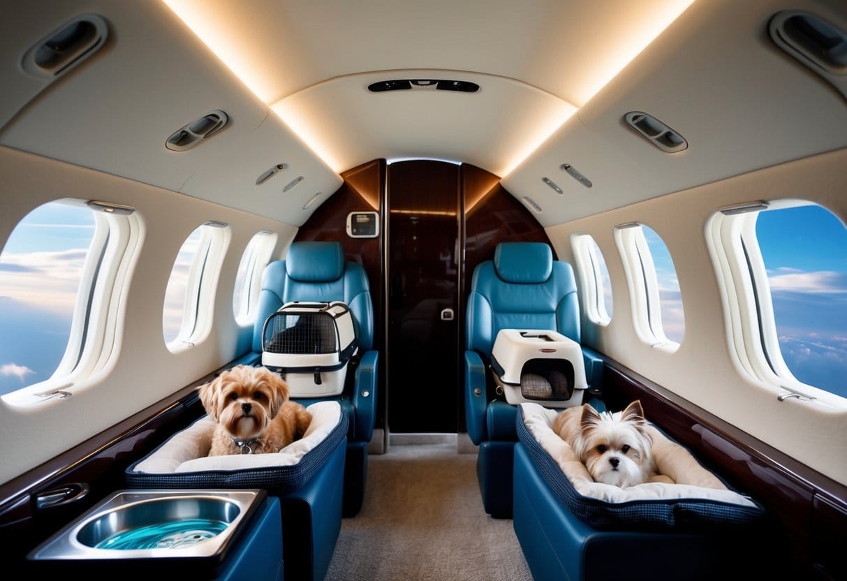 Shared Private Jet Flights with Pets: Private Jet with Pets